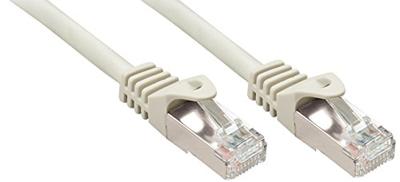 LINDY 48390 RJ45 Netwerkkabel, patchkabel CAT 5e F/UTP 0.50 m Grijs Snagless 1 stuk(s)
