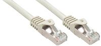 LINDY 48390 RJ45 Netwerkkabel, patchkabel CAT 5e F/UTP 0.50 m Grijs Snagless 1 stuk(s) - thumbnail