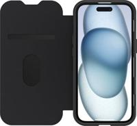 Otterbox React Booklet Apple iPhone 16e, iPhone 15, iPhone 14, iPhone 13 Transparant, Zwart Inductieve lading, MagSafe compatible - thumbnail