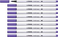 Brushstift stabilo pen 68/55 paars | 10 stuks - thumbnail