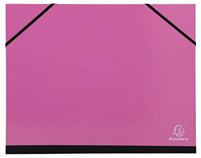 Tekenmap Exacompta Iderama 26x33cm met elastieke sluiting assorti