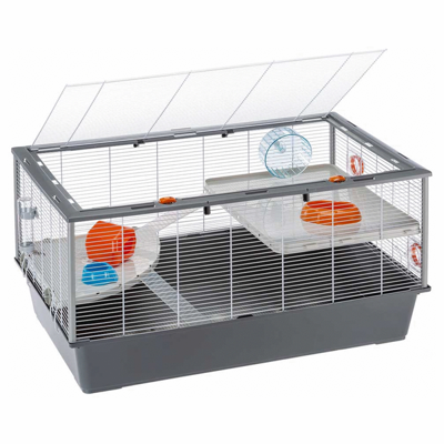Ferplast Hamsterkooi Criceti-100 95 X 57 X 50 Cm Grijs