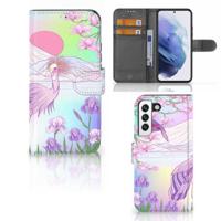 Samsung Galaxy S22 | Telefoonhoesje | Met pasjeshouder | Bird - thumbnail