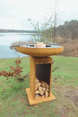 Rusty Grill traditioneel 80cm Rusty Grill traditioneel 80cm