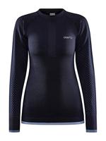 Craft Adv Warm Intensity LS Thermoshirt Dames Black L - thumbnail