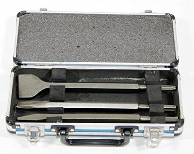 Makita Accessoires 3-delige SDS plus beitelset: Punt, Vlak en Spadebeitel in aluminium koffer D-42357 - D-42357
