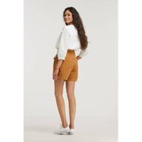 edc Women high waist straight fit short bruin - thumbnail