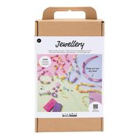 Creativ Company Hobbyset sieraden kids, diverse kleuren, 1 doos - thumbnail