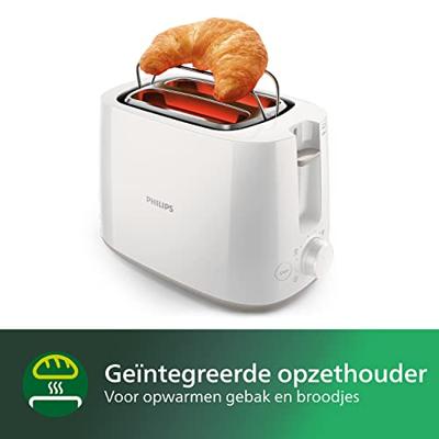 Philips Daily Collection Broodrooster met geïntegreerde opzethouder met 8 instellingen - thumbnail