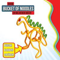 Clics Spaghetteez flexibele bouwstaafjes in opbergbox, 200dlg. - thumbnail