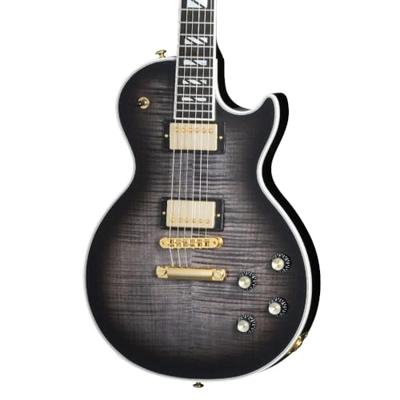 Gibson Les Paul Supreme Transparent Ebony Burst elektrische gitaar met hardshell case - thumbnail