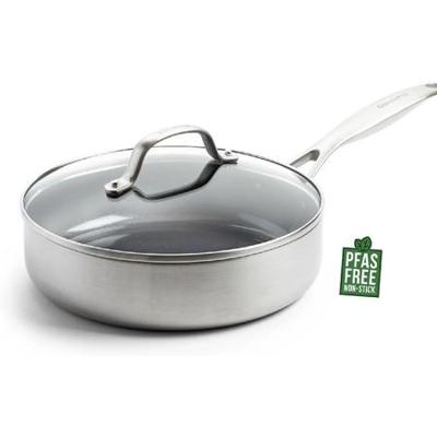 Greenpan Geneva Hapjespan met Deksel - 24 cm