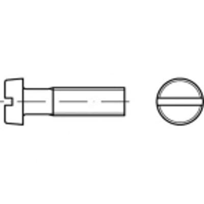 TOOLCRAFT TO-5451018 Cilinderkopschroeven M3 6 mm Sleuf Polyamide 200 stuk(s)
