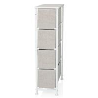 hjh LIVING Kast Foldress (4 vakken, Grijs) - thumbnail