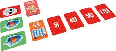 Bordspel - ASMODEE - De Rode Lijn - Modern raadspel - Draagbaar formaat - 174 kaarten