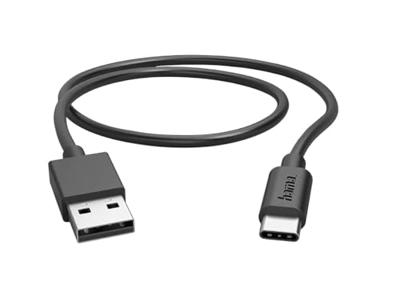 Hama Oplaadkabel USB A - USB C 50 cm Zwart Hama Oplaadkabel USB A - USB C 50 cm Zwart
