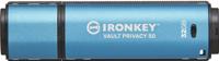 Kingston IronKey Vault Privacy 50 Series USB-stick Retail 32 GB Zwart/blauw IKVP50/32GB USB-A 3.2 Gen 1 - thumbnail