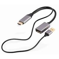 Actieve 4K HDMI naar DisplayPort-adapter, zwart - thumbnail