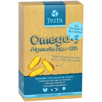 Testa Omega-3 Algenolie DHA & EPA Capsules Testa Omega-3 Algenolie DHA & EPA Capsules
