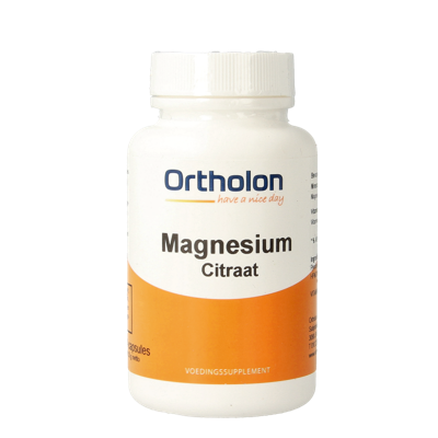 Ortholon Magnesium citraat 60 Vegetarische capsules Ortholon Magnesium citraat 60 Vegetarische capsules