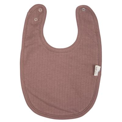 Little Indians slabbetje Burlwood junior 30 cm katoen bordeaux