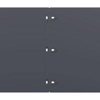 Gazonranden 20 st 25x103 cm koudgewalst staal antraciet - thumbnail