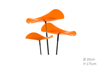 3 stuks! Zonnevangers Lucy Oranje groot 175x20 cm Cazador Del Sol - Cazador del sol