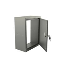 STOER! Post inbouwkast met deurtje - balsaltgrijs 165mm - thumbnail