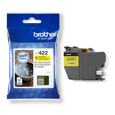 Brother Inktcartridge LC-422Y Origineel Geel LC-422 Y