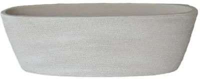 HS Potterie Ovale Schaal Tokio 40x14x12 cm - Crème