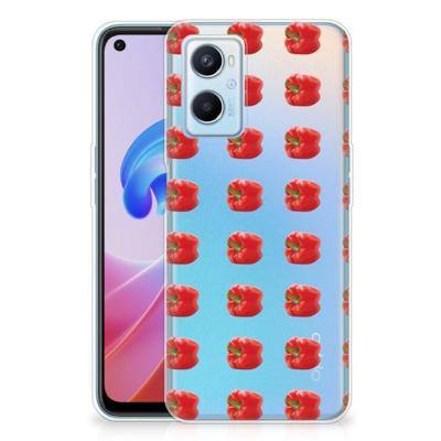 OPPO A96 | OPPO A76 | Siliconen Case | Paprika Red