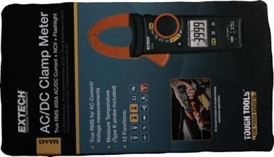 Extech MA445 Multimeter, Stroomtang Digitaal CAT III 600 V Weergave (counts): 4000 Extech MA445 Multimeter, Stroomtang Digitaal CAT III 600 V Weergave (counts): 4000