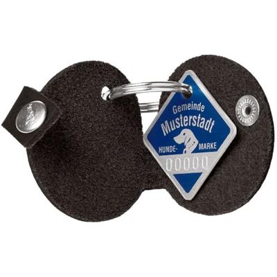 HUNTER Hondenpenning etui Aalborg, bruin, Maat: S HUNTER Hondenpenning etui Aalborg, bruin, Maat: S