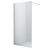 Douchewand Luca 80x200cm Antikalk Helder Glas Chroom - thumbnail