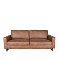 LABEL51 Bank Arezzo - Cognac - Microfiber - 3-Zits - thumbnail