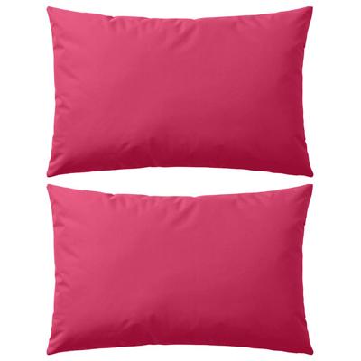 VidaXL Buitenkussens 60x40 cm roze 2 st VidaXL Buitenkussens 60x40 cm roze 2 st
