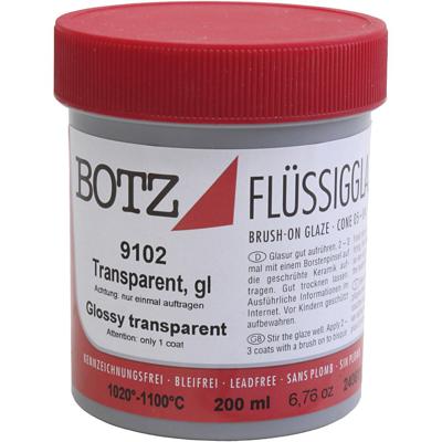 Glazuur voor klei, transparant, 200 ml/ 1 Doosje