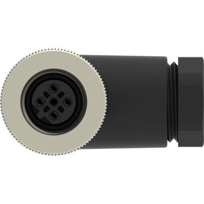 TE Connectivity T4112402041-000 Sensor/actuator connector, niet geassembleerd M12 Aantal polen (sensoren): 4 Bus, haaks 1 stuk(s)