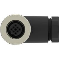 TE Connectivity T4112402041-000 Sensor/actuator connector, niet geassembleerd M12 Aantal polen (sensoren): 4 Bus, haaks 1 stuk(s) - thumbnail