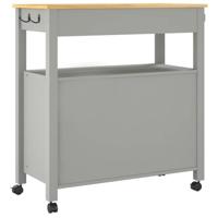 Keukentrolley MONZA 84x40x90 cm massief grenenhout - thumbnail