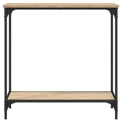 Wandtafel 75x30,5x75 cm bewerkt hout sonoma eikenkleurig