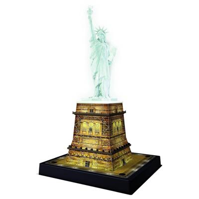 Ravensburger - 3d puzzel - vrijheidsbeeld night edition
