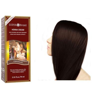 Surya Brasil Henna haarverf creme chocola 70 Milliliter