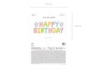 Happy Birthday Ballonnen Set Pastel - thumbnail
