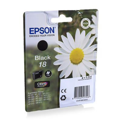 Epson C13T18014012 5.2ml 175pagina's Zwart inktcartridge