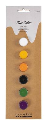 Creativ Company Plus color acrylverf, halloween kleuren, 6x5 ml/ 1 doos