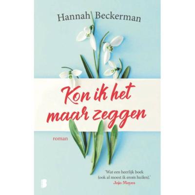 Kon ik het maar zeggen (Paperback)