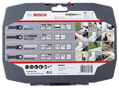 Bosch Accessoires 4-delige Starlock OMT set | Best of Heavy Duty - 2608664132 - thumbnail