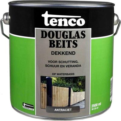Douglas beits dekkend antraciet 2,5l verf/beits Tenco - Tenco