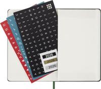 Moleskine 12 Monate Wochen Notizkalender 2026, Pocket/A6, 1 Wo = 1 Seite, rechts linierte Seite, Fester Einband, Myrtengrün - thumbnail